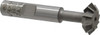 Value Collection 3/4° 3/4" Cut Diam, 1/4" Cut Width, 3/8" Shank, High Speed Steel Double-Angle Cutter Uncoated, 2-7/16" OAL SWC0690HS - 03197050