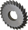 Value Collection 4° 4" Cut Diam, 1/2" Cut Width, 1-1/4" Arbor, High Speed Steel Double-Angle Cutter Uncoated 328-5427 - 03205424