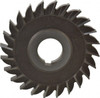 KEO 4" Diam x 3/8" Face Width Straight Tooth Side Milling Cutter 1" Arbor Hole, High Speed Steel, Uncoated, 24 Teeth 05380 - 44105963