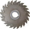 KEO 5" Diam x 3/8" Face Width Staggered Tooth Side Milling Cutter 1" Arbor Hole, High Speed Steel, Uncoated, 24 Teeth 01460 - 44098887