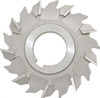Made in USA 3" Diam x 1/4" Face Width Staggered Tooth Side Milling Cutter 1" Arbor Hole, High Speed Steel, Uncoated, 18 Teeth STM3250 - 73033169