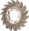 Made in USA 2-3/4" Diam x 1/4" Face Width Staggered Tooth Side Milling Cutter 1" Arbor Hole, High Speed Steel, Uncoated, 18 Teeth K108 - 73032716