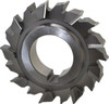 Made in USA 3" Diam x 5/8" Face Width Staggered Tooth Side Milling Cutter 1-1/4" Arbor Hole, High Speed Steel, Uncoated, 18 Teeth STM3625-1 - 73033409