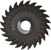 Made in USA 5" Diam x 1/4" Face Width Straight Tooth Side Milling Cutter 1" Arbor Hole, High Speed Steel, Uncoated, 24 Teeth SM5250 - 73015166