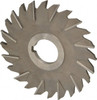 Made in USA 5" Diam x 1/4" Face Width Staggered Tooth Side Milling Cutter 1-1/4" Arbor Hole, High Speed Steel, Uncoated, 24 Teeth STM5250-1 - 73035164