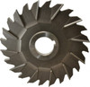 Made in USA 6" Diam x 3/8" Face Width Staggered Tooth Side Milling Cutter 1-1/4" Arbor Hole, Cobalt, Uncoated, 24 Teeth CSTM6375-1 - 72986243