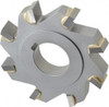Made in USA 3" Diam x 1/2" Face Width Straight Tooth Side Milling Cutter 1" Arbor Hole, Carbide-Tipped, Uncoated, 8 Teeth 2543-34 - 73093320