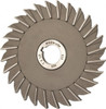Made in USA 7" Diam x 1/2" Face Width Straight Tooth Side Milling Cutter 1-1/4" Arbor Hole, High Speed Steel, Uncoated, 28 Teeth SM7500-1 - 73017329