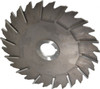 Made in USA 8" Diam x 1/4" Face Width Staggered Tooth Side Milling Cutter 1-1/4" Arbor Hole, High Speed Steel, Uncoated, 28 Teeth STM8250-1 - 73038168