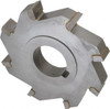Made in USA 4" Diam x 5/8" Face Width Straight Tooth Side Milling Cutter 1-1/4" Arbor Hole, Carbide-Tipped, Uncoated, 8 Teeth 2542-47 - 00362491