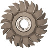 Made in USA 6" Diam x 1-1/4" Face Width Staggered Tooth Side Milling Cutter 1-1/4" Arbor Hole, High Speed Steel, Uncoated, 24 Teeth STM61250-1 - 73036741