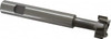 Made in USA 1" Diam, 1/2" Wide, Cobalt T-Slot Cutter 7/16" Neck Diam, 1" Neck Length, 5/8" Shank Diam, 4-5/16" OAL, Uncoated CETS1-12 - 00608497