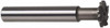Made in USA 1-1/2" Diam, 1/8" Wide, High Speed Steel T-Slot Cutter 23/32" Neck Diam, 1-11/32" Neck Length, 1" Shank Diam, 5-5/16" OAL, Uncoated ETS15-18 - 00608869
