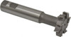 Made in USA 2" Diam, 1/2" Wide, Cobalt T-Slot Cutter 51/64" Neck Diam, 1-9/16" Neck Length, 1" Shank Diam, 5-11/16" OAL, Uncoated CETS2-12 - 00608695