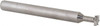 Made in USA 1/4" Cut Diam, 1/16" Cut Width, 1/4" Shank, Straight-Tooth Woodruff Keyseat Cutter Solid Carbide, Uncoated, 2-1/2" OAL, 6 Teeth 76-1155 - 64491905