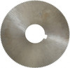 Made in USA 2-1/4 x 0.025", 5/8" Arbor, 132-Tooth High Speed Steel Slitting & Slotting Saw Uncoated, RH Cut, Straight Teeth, Concave Ground, Contains Keyway OSSB025132 - 73328254