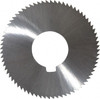 Made in USA 2-3/4 x 0.045", 1" Arbor, 72-Tooth High Speed Steel Slitting & Slotting Saw Uncoated, RH Cut, Straight Teeth, Concave Ground, Contains Keyway OSSC04572 - 73316457
