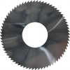 Made in USA 2-3/4 x 0.04", 1" Arbor, 72-Tooth Solid Carbide Slitting & Slotting Saw Straight Teeth, Concave Ground X3C04072 - 83270405