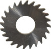 RobbJack 1 x 1/16", 3/8" Arbor, 24-Tooth Solid Carbide Slitting & Slotting Saw Uncoated, RH Cut, Straight Teeth, Concave Ground C10-0625-12-24 - 02114601
