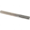 OSG 1/4" Diam, 3/4" LOC, 1/4" Shank Diam, 15° End Mill-End Diamond-Pattern Router Bit Solid Carbide, Uncoated, 2-1/2" OAL, RH Cut, Use on Alloy Steel, Carbon Steel, Hardened Steel 415-2500 - 55474464