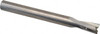 LMT Onsrud LP 1/4" Diam RH Solid Carbide 2-Flute Double Edge Upcut Spiral Router Bit Uncoated, 3/8" LOC, 1/4" Shank Diam, 2-1/2" OAL, UHMW 52-622 - 06051684