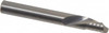 LMT Onsrud LP 1/4" Diam RH Solid Carbide 1-Flute Single Edge Downcut Spiral Router Bit Uncoated, 3/8" LOC, 1/4" Shank Diam, 2" OAL, Use on Aluminum 62-620 - 76525799