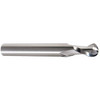LMT Onsrud LP 5/16" Diam RH Solid Carbide 2-Flute Ball End Taper Upcut Spiral Router Bit Uncoated, 1/2" LOC, 5/16" Shank Diam, 3" OAL, Use on Plastics 65-235B - 53397139