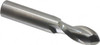 LMT Onsrud LP 1/2" Diam RH Solid Carbide 2-Flute Ball End Taper Upcut Spiral Router Bit Uncoated, 1-1/8" LOC, 1/2" Shank Diam, 3" OAL, Use on Plastics 65-260B - 87160230