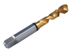 Precise Metric 35° Spiral Flute TiN Coated Bottom Tap, M5-0.8 Size, D4 Limit - 1011-7755