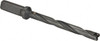Allied Machine 33/64" to 11/16" Diam 4-1/2" Max Depth Helical Flute Spade Drill 3/4" Diam Straight Shank with Flange, 5-47/64" Body Length, 5-5/8" Flute Length, 7-21/32" OAL, Through Coolant, Series 0 25000H-075F - 79731386