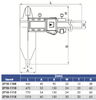 Dasqua IP54 Digital Caliper with Upper Jaw, 0-300mm/0-12" Range, 0.04mm/0.002" Accuracy - 2710-1105