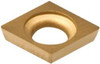 Everede Tool CDCD-07 CV-7 TIN Carbide Boring Insert TiN Finish, 80° Diamond, 0.007" Corner Radius, 5/32" Inscribed Circle, 0.04" Thick, 15° Relief Angle 04043 - 08033060