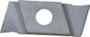 Nikcole GIE-7-GP-1.0 R-L C2 Carbide Cutoff Insert TiN Finish, 7° LH Lead Angle, RH Insert, 1mm Cutting Width, Series Nikcole GIE7GP1.OR-L C2 - 78675204