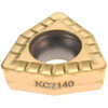 Kennametal DFT06T308MD KC7140 Carbide Indexable Drill Insert TiN/TiCN Finish, 10mm Inscribed Circle, 3.75mm Thick, 0.8mm Corner Radius, 84° Trigon 1713512 - 01259472