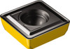Sandvik Coromant 880-0503W05H-P-GM 4334 Carbide Indexable Drill Insert TiCN/Al2O3/TiN Finish, 8.9mm Inscribed Circle, 3mm Thick, 0.5mm Corner Radius, RH Cut, Square 6633714 - 54732771