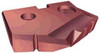 Allied Machine #3 GEN2 T-A PC AM200 Cobalt Spade Drill Insert AM200 Finish, 1-23/32" Diam, 1/4" Thick, 132°, Series GEN2 T-A 483H-0123 - 04597373