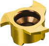 Sandvik Coromant 327R142840002GM 1025 Carbide Groove Milling Tip Insert TiCN/TiN Finish, 3 Flutes, 27.7mm Diam, 6.5mm Depth, Series CoroMill 327 5758678 - 52061595