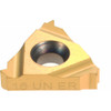 Carmex 16 ER 16 UN BXC Carbide Laydown Threading Insert TiN Finish, RH External UN Thread, 16 TPI, 3/8" Inscribed Circle, 0.146" Thick 16ER16UNBXC - 05765789