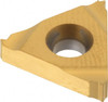 Carmex 16 ER 1.0 ISO P25C Carbide Laydown Threading Insert TiN Finish, RH External ISO Thread, 3/8" Inscribed Circle, 0.146" Thick 16ER1.0ISOP25C - 05766340