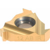 Carmex 16 IR 12 ABUT MXC Carbide Laydown Threading Insert TiN Finish, RH Internal American Buttress Thread, 12 TPI, 3/8" Inscribed Circle, 0.146" Thick 16IR12ABUTMXC - 05769260