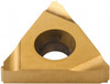 Carmex 3/8"IC 48T C5 EXT Carbide Laydown Threading Insert TiN Finish, RH External UN Thread, 48 TPI, 3/8" Inscribed Circle, 0.146" Thick 16ER48UNP25 - 73243578