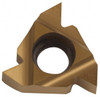 Hertel 16ERZ8NPT HG330TR Carbide Laydown Threading Insert TiAlN Finish, RH External NPT Thread, 8 TPI, 3/8" Inscribed Circle, 4.1mm Thick 16ERZ8NPTHG330T - 72753478