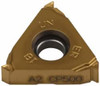 Seco Tools 16ER18UN-A2 CP500 Carbide Laydown Threading Insert TiAlN/TiN Finish, RH External UN Thread, 18 TPI, 3/8" Inscribed Circle, 0.1366" Thick 00077922 - 04024717