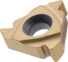 Seco Tools 16ER 8APIRD CP500 Carbide Laydown Threading Insert TiAlN/TiN Finish, RH External API Round Thread, 8 TPI, 9.53mm Inscribed Circle, 3.47mm Thick 00049959 - 70482419