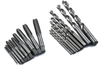 Precise 18 Piece #6-1/2" High Speed Steel Tap & Drill Combo Set - 1011-0019