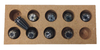 Precise 9 Piece ER-11 Collet Set, 1/32 To 9/32" x 32nds - 3900-5164
