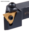 Precise MTVOR 12-4B Indexable Threading & Grooving Holder, 3/4" x 3/4" Shank, 4-1/2" OAL - 2304-1751