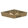 Kennametal VPGR332 KT315 Cermet Profiling Insert TiN/TiCN/TiN Finish, Neutral, 3/16" Thick, 1/32" Corner Radius, Series Top Notch 1610905 - 04416053
