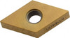 Kennametal DNGA431T0420 KY4400 Ceramic Turning Insert TiN Finish, Neutral, 15.5mm Long, 1/2" Inscribed Circle, 1/64" Corner Radius, 55° Diamond, Series KENLOC 1557715 - 03752508