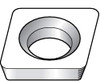 Kennametal CDHB12061 SPM5F2 PCBN Turning Insert TiAlN Finish, Neutral, 4.03mm Long, 5/32" Inscribed Circle, 1/64" Corner Radius, 80° Diamond, Series Screw-On 1777131 - 02239739